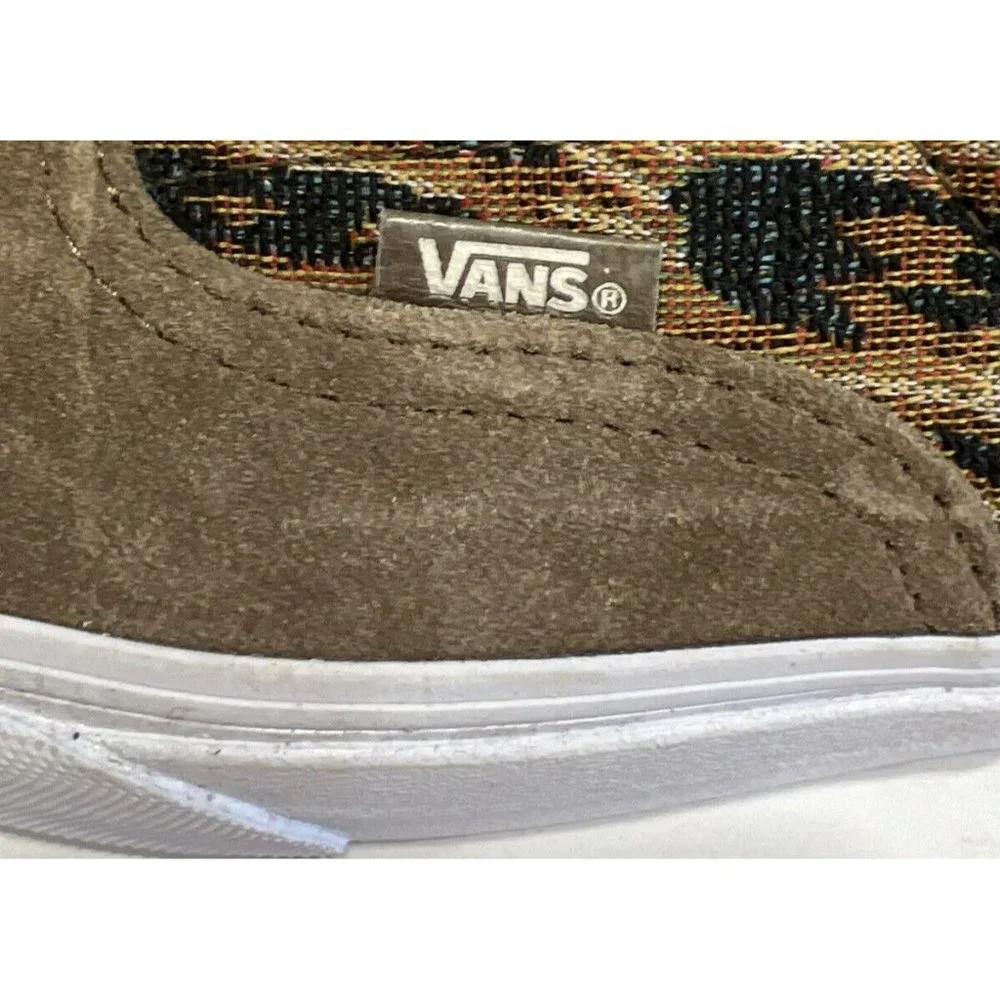 New Vans‎ Era 59 + (Italian Weave) Lace Teak/ Suede Men's Sk8 Mens 7 Women’s 8.5
